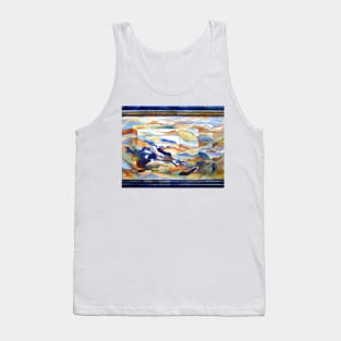 Echoes of Blue Tank Top